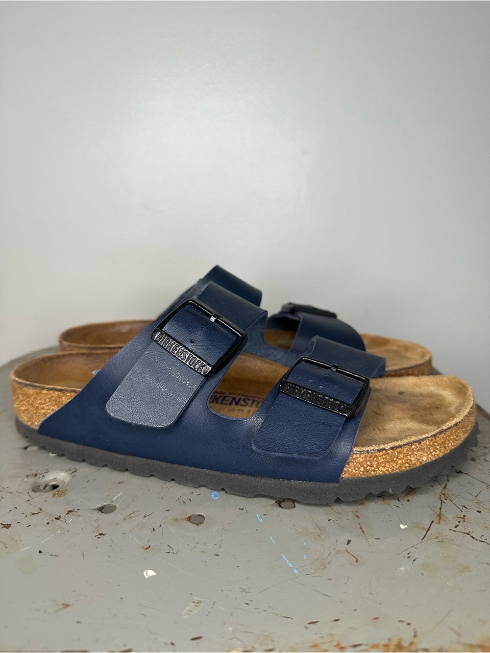 Birkenstock Arizona Sandals in Navy size 37